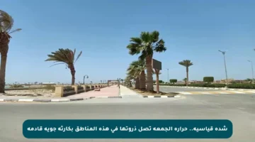 شدة قياسية.. حرارة الجمعة تصل ذروتها في هذه المناطق بكارثة جوية قادمة